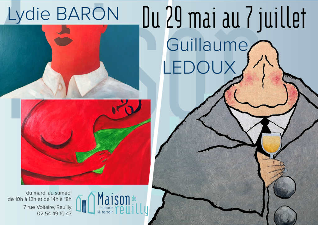 Expositions de Lydie BARON et de Guillaume LEDOUX